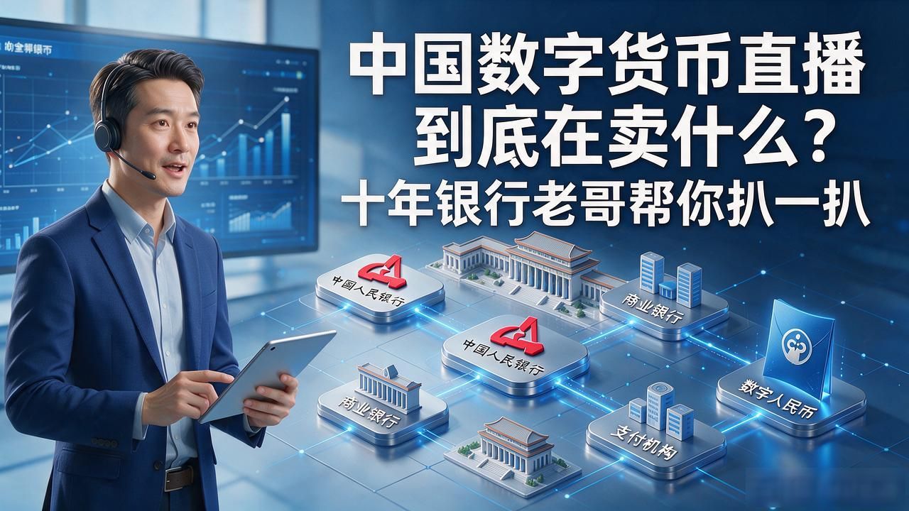 中国数字货币直播到底在卖什么？十年银行老哥帮你扒一扒