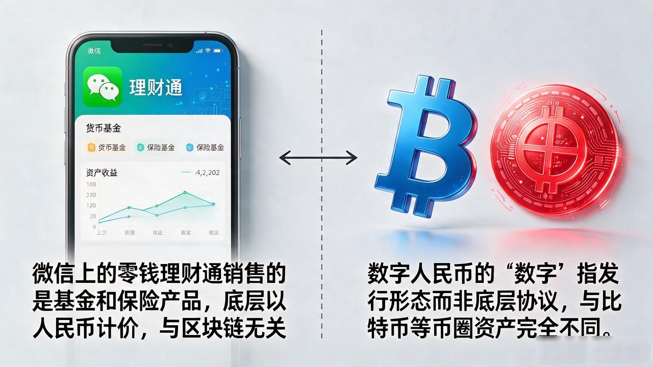 微信上数字货币到底能不能买？数字人民币和比特币根本不是同一样东西
