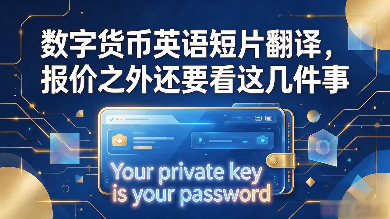 数字货币英语短片翻译，报价之外还要看这几件事