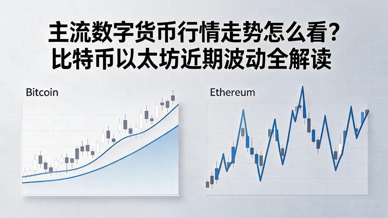 主流数字货币行情走势怎么看？比特币以太坊近期波动全解读