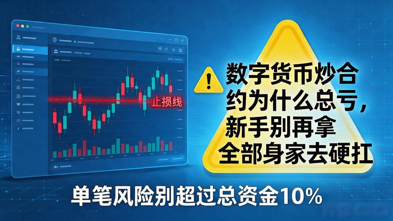 数字货币炒合约为什么总亏，新手别再拿全部身家去硬扛