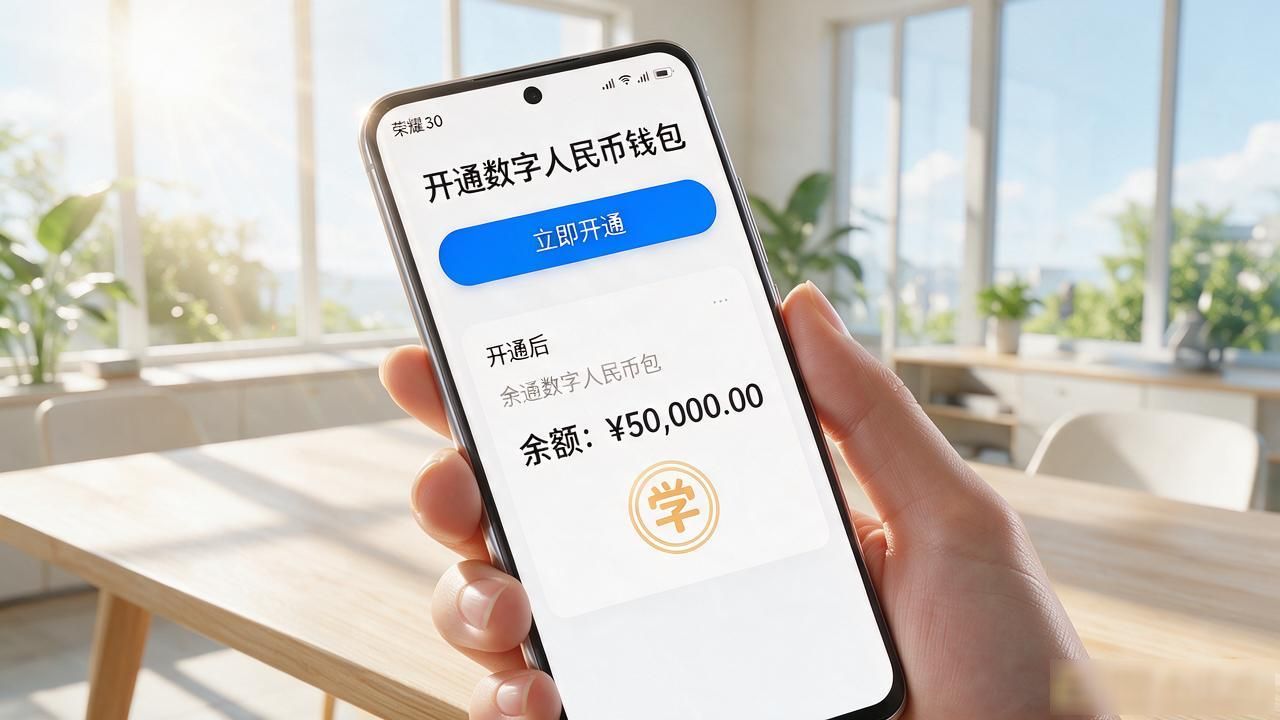 荣耀30数字货币钱包怎么开通？数字人民币在手机上怎么存怎么花