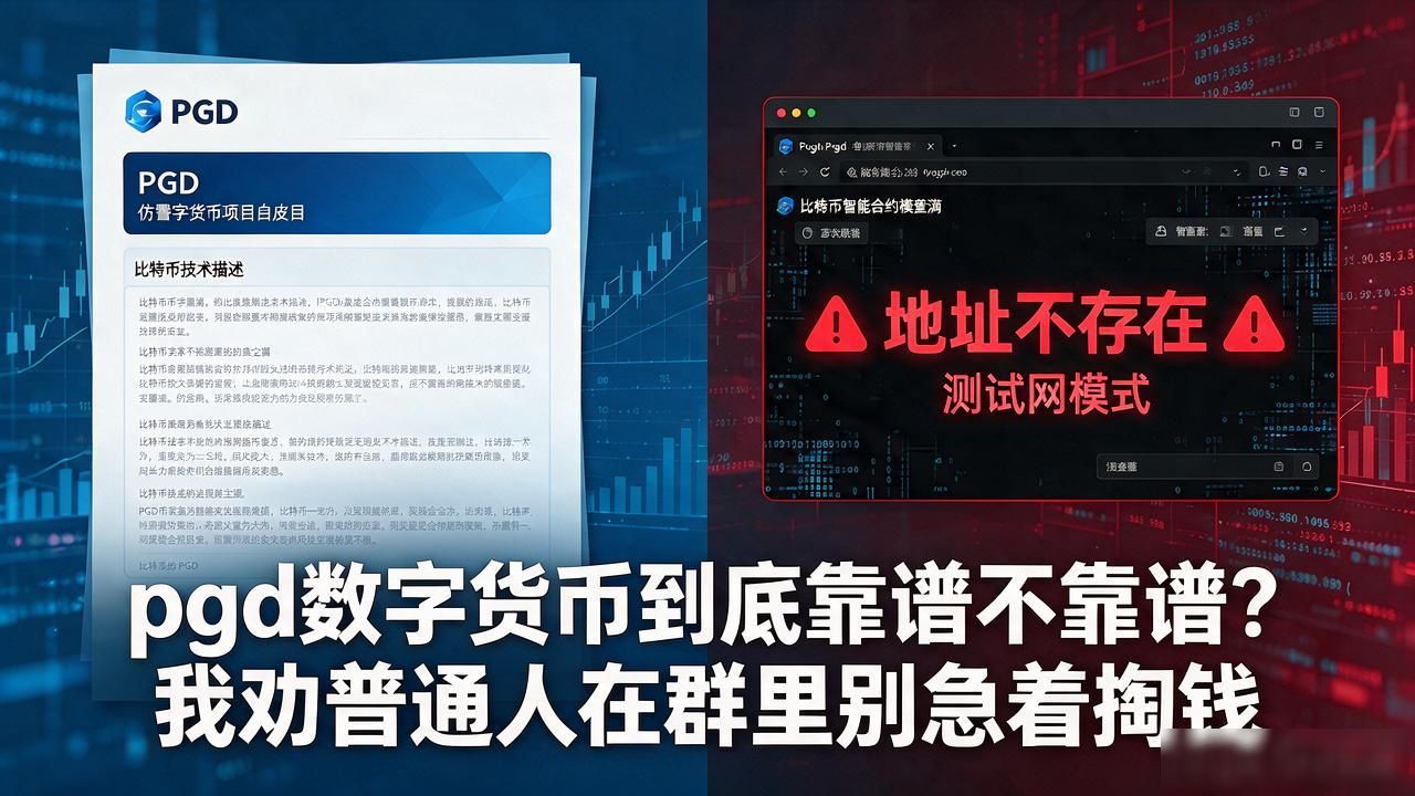 pgd数字货币到底靠谱不靠谱？我劝普通人在群里别急着掏钱