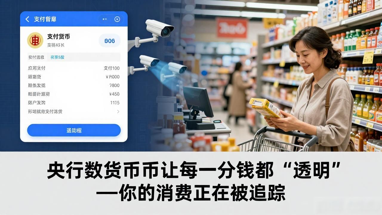 央行数字货币让每一分钱都"透明"——你的消费正在被追踪