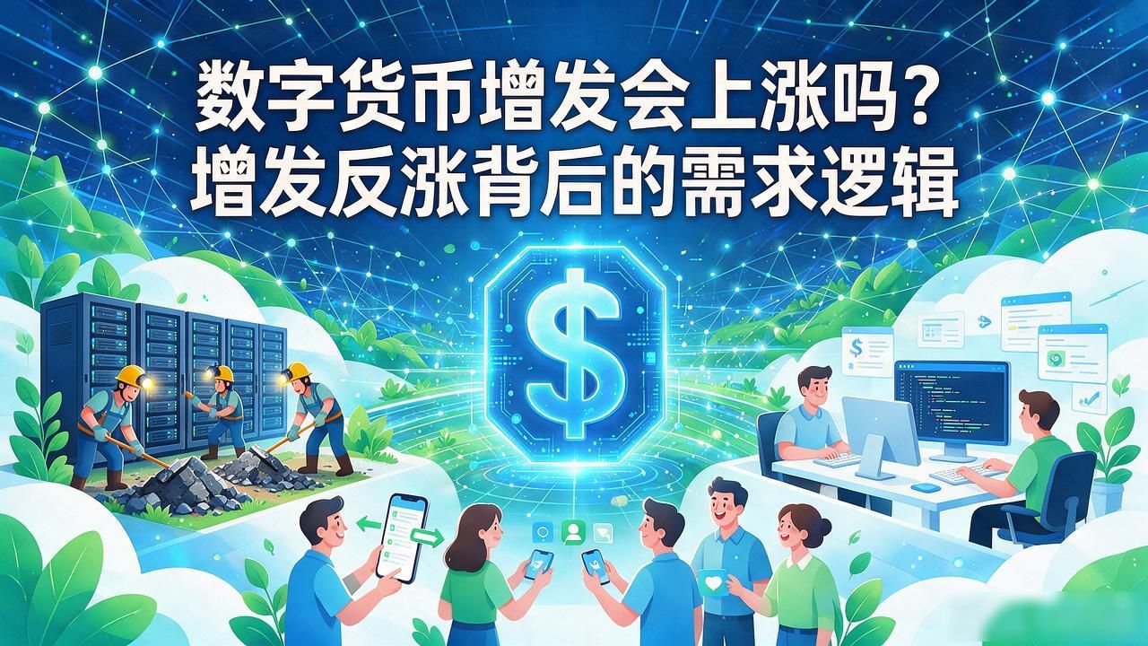 数字货币增发会上涨吗?增发反涨背后的需求逻辑