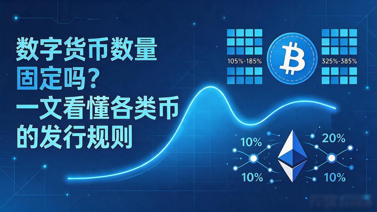 数字货币数量固定吗?一文看懂各类币的发行规则