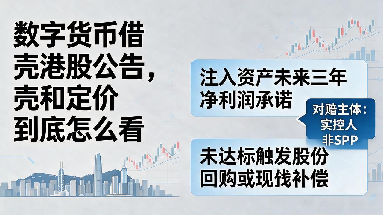 数字货币借壳港股公告，壳和定价到底怎么看