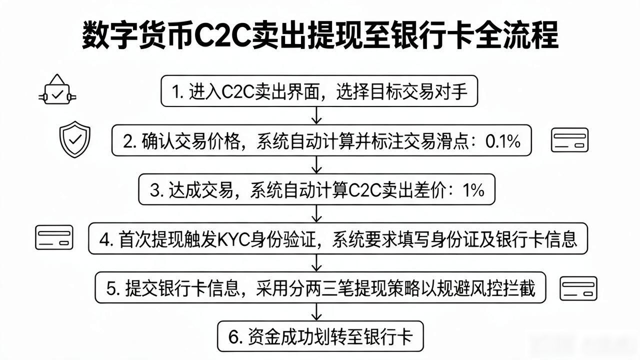 币安数字货币怎么卖，C2C提现到银行卡几步搞定，手续费多少