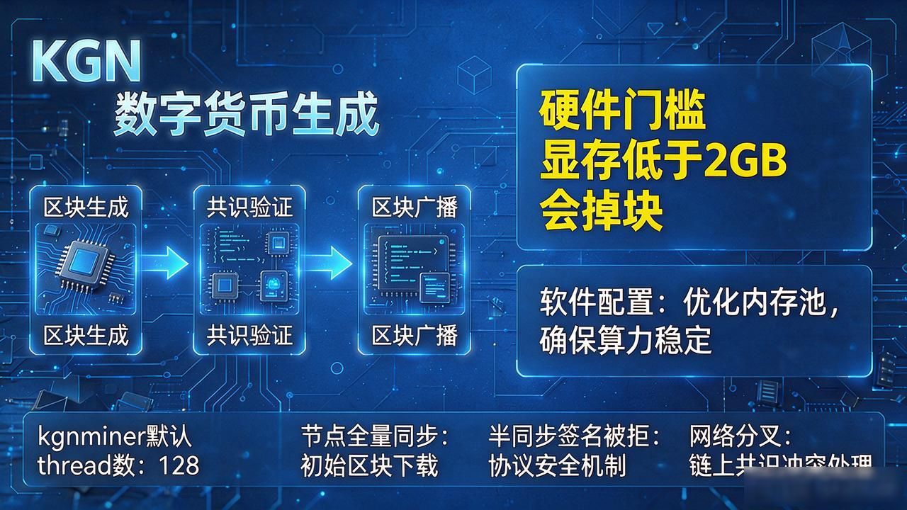 KGN数字货币生成方法全梳理，矿工节点参与该注意什么