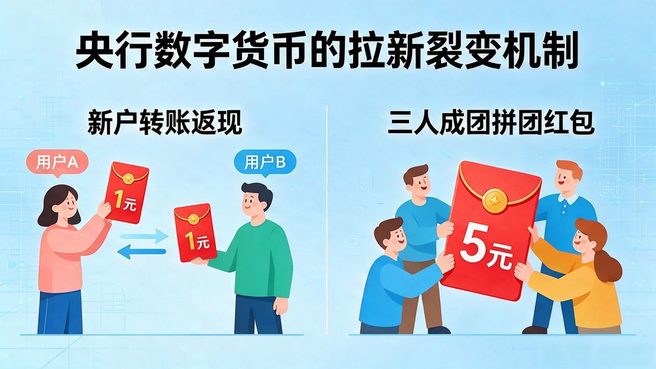 央行数字货币拉新怎么做？场景嵌入、裂变机制和运营节奏的实战拆解